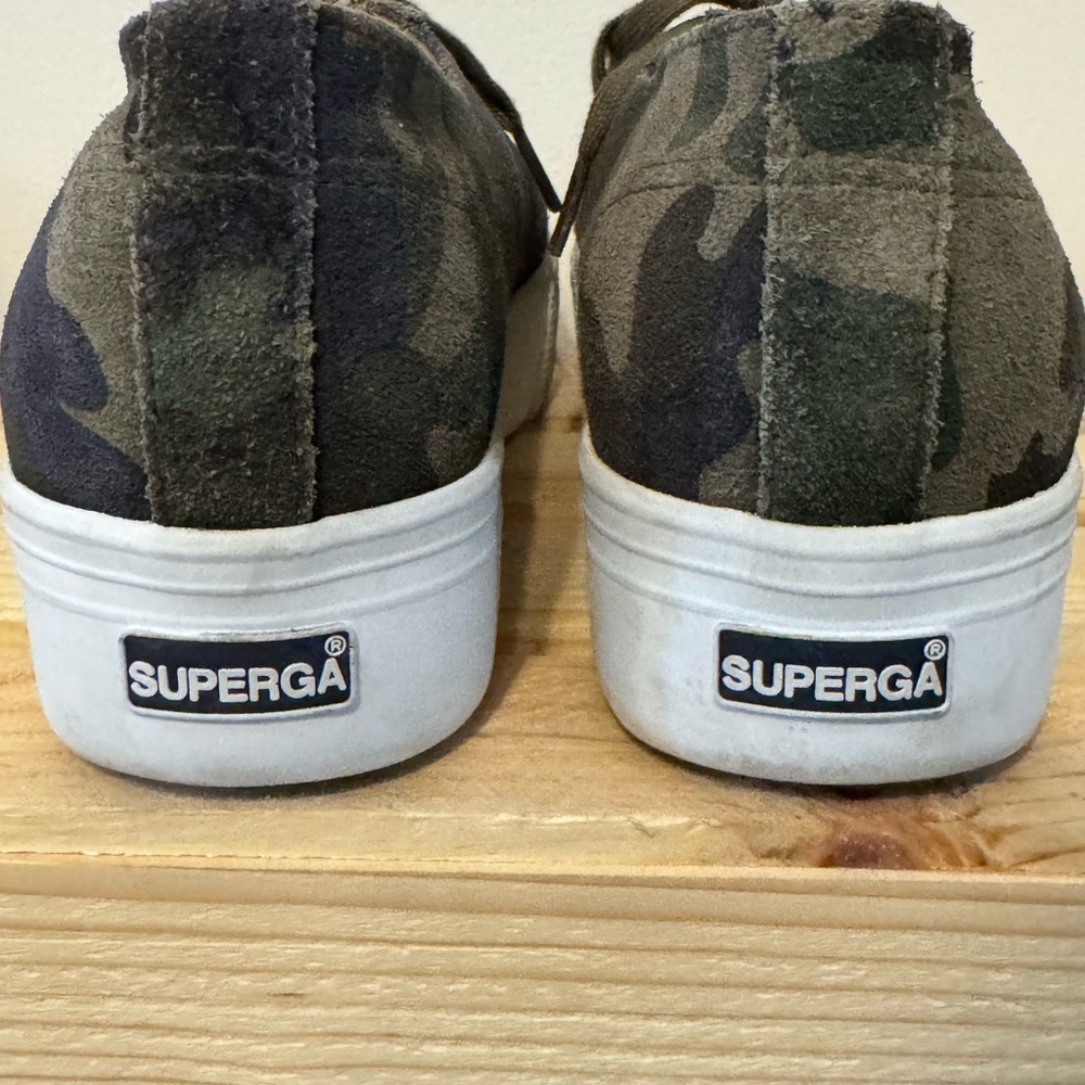 Superga Suede Camouflage Sneakers - Picture 4 of 7
